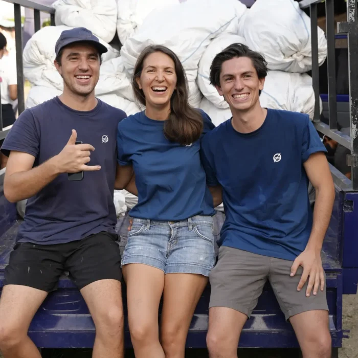 Three siblings GARY, KELLY & SAM BENCHEGHIN who are focused on cleaning up Indonesia's river system.